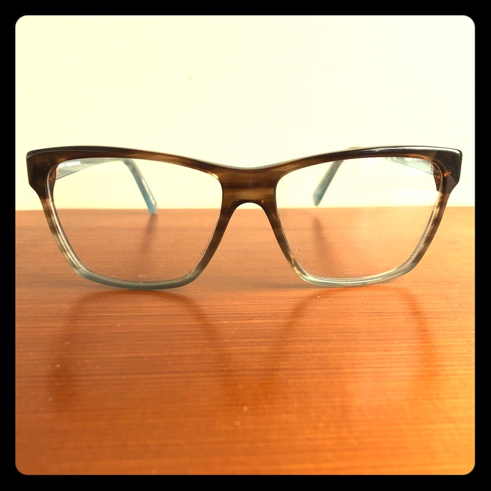 Shauns California Brown to Sky Blue Cara Frames